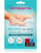 Dermacol Foot Mask Refreshing & Cooling masca regeneratoare pentru picioare sub formă de șosete cu efect revigorant 1 pereche