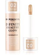 Dermacol Infinity Healthy Glow fond de ten lichid SPF 10 culoare 02 Beige 20 g