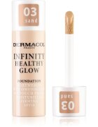 Dermacol Infinity Healthy Glow fond de ten lichid SPF 10 culoare 03 Sand 20 g