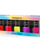 Dermacol Neon Shine Bright set de lacuri de unghii
