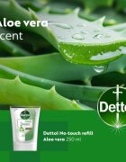 Dettol Antibacterial rezervă pentru dozator de săpun cu senzori fără atingere Aloe Vera 250 ml