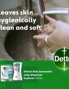 Dettol Kids No-Touch dozator de săpun cu senzor fără atingere 250 ml