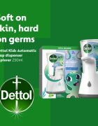 Dettol Kids No-Touch dozator de săpun cu senzor fără atingere 250 ml