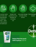 Dettol Soft on Skin Kids Explorer Power rezervă pentru dozator de săpun cu senzori fără atingere 250 ml
