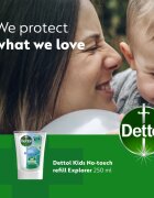 Dettol Soft on Skin Kids Explorer Power rezervă pentru dozator de săpun cu senzori fără atingere 250 ml