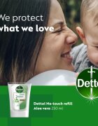 Dettol Soft on Skin Set rezervă pentru dozator de săpun cu senzori fără atingere ambalaj economic Aloe Vera