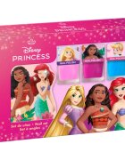 Disney Princess Nail Set set de lacuri de unghii pentru copii 3y+ Pink Blue Pink 3x4.5 ml