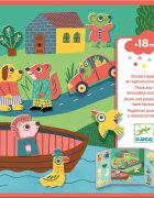 DJECO Thick Removable Stickers Animals autocolante 12m+ 1 buc