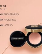 Dolce&Gabbana Fresh Rose Glow Cushion fond de ten iluminator și hidratant SPF 50+ culoare 6C 15 g