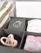 Dooky Luxury Memory Box Triple Frame Printset set de mulaj pentru amprentele bebelușului 1 buc