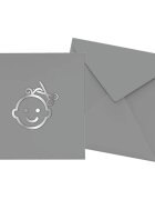 Dooky Luxury Memory Box Triple Frame Printset set de mulaj pentru amprentele bebelușului 1 buc