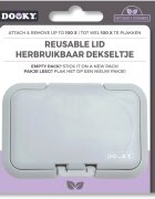 Dooky Reusable Lid Grey Card capac pentru șervețele umede 1 buc