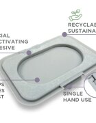Dooky Reusable Lid Grey Card capac pentru șervețele umede 1 buc