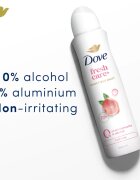 Dove 0% ALU Fresh Rose spray anti-perspirant fără aluminiu 150 ml