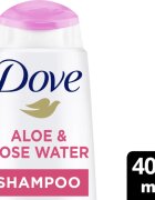 Dove Aloe & Rose Water șampon pentru hidratare si stralucire 400 ml