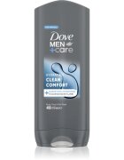 Dove Men+Care Clean Comfort gel de duș pentru față corp și păr 400 ml