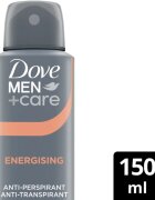 Dove Men+Care Energising antiperspirant spray 150 ml