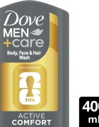 Dove Men+Care FIFA Active Comfort gel de duș 400 ml