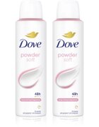 Dove Powder Fresh antiperspirant spray 2x150 ml