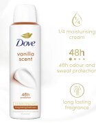 Dove Vanilla Scent antiperspirant spray 150 ml