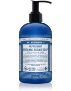 Dr. Bronner’s Peppermint săpun lichid pentru corp si par 355 ml