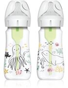 Dr. Brown's Options+ Ocean biberon pentru sugari 2 buc