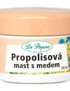 Dr. Popov Herbal ointments Propolis with honey unguent pentru piele iritata si cu mancarimi 100 ml