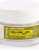 Dr. Santé Sebocontrol Cica + Zinc + AHA crema de noapte pentru reglarea glandelor sebacee 50 ml