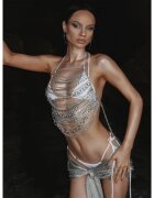 Dripping Gold Born To Shine ulei stralucitor pentru corp culoare Silver 55 ml