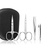 DuKaS Premium Line Solingen 112 Set de manichiură geanta din piele pentru bărbați