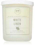 DW Home Signature White Linen lumânare parfumată 434 g