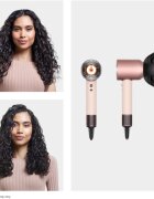 Dyson Supersonic Nural HD16 T3/T4 Ceramic Pink/Rose Gold uscator de par Curly + Coily 1 buc