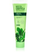 Ecodenta Green Brilliant Whitening pasta de dinti albitoare cu Fluor pentru o respirație proaspătă Mint Oil + Sage Extract 100 ml