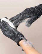 EcoTools Charcoal Bath Infused Gloves manusi peeling 2 buc