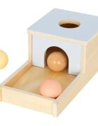 eliNeli Wooden Box With Balls jucărie cu activități din lemn 1 buc