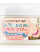 Elizavecca Milky Piggy Real Whitening Time Secret Pilling Cream crema hidratanta si calmanta cu efect exfoliant 100 ml