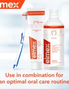 Elmex Caries Protection Gentle White pasta de dinti pentru albire cu flor 3x75 ml