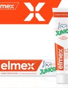 Elmex Junior 6-12 Years Pasta de dinti pentru copii. 2 x 75 ml