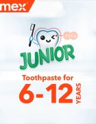 Elmex Junior 6-12 Years Pasta de dinti pentru copii. 2 x 75 ml