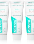 Elmex Sensitive Plus Complete Protection pasta de dinti cu efect intaritor 3x75 ml