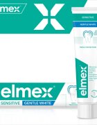 Elmex Sensitive Whitening pasta de dinti din ingrediente naturale pentru dinti mai albi 2x75 ml