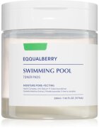 EQQUALBERRY Swimming Pool Toner Pads tampoane exfoliante cu efect de hidratare 70 buc