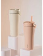 EQUA Carry Cup cană din oțel inoxidabil termo Rose 1 buc