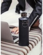 EQUA Mismatch sticlă pentru apă + husă din piele artificială culoare Graphite 1 buc