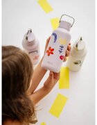 EQUA Timeless sticlă inoxidabilă pentru apă mica culoare Flower Power 1 buc
