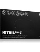 Espeon Nitril Ideal3 Black mănuși din nitril fără pudră mărime L 100 buc