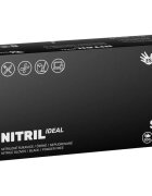 Espeon Nitril Ideal3 Black mănuși din nitril fără pudră mărime S 100 buc