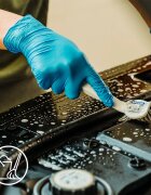 Espeon Nitril Ideal3 Blue mănuși din nitril fără pudră mărime M 100 buc