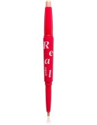 espoir Real Eye Dual Stick creion de ochi lunga durata cu efect de iluminare culoare 02 Peach Beam 0.5 g