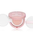 essence BRIGHTEN UP! Cushion Foundation burete cu machiaj matifiant culoare 02 Ivory 12 g